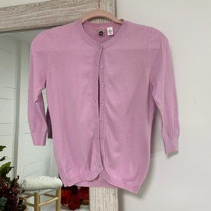 3/4 Sleeve Lilac Cardigan